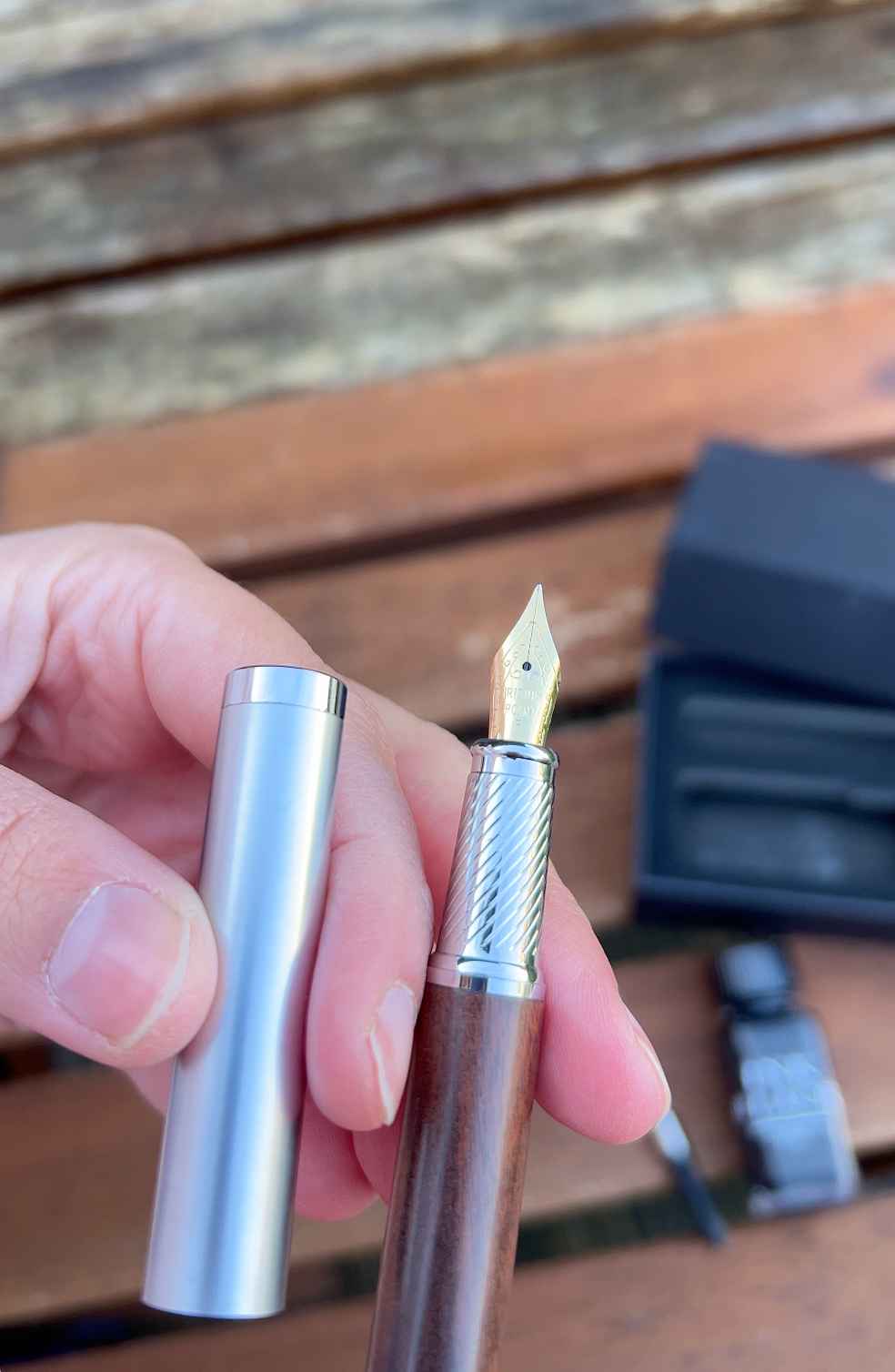 Chrismtass Gift Set Wood Fountain Pen | Unique Dad Gift for Christmas, Teachers, or Corporate Use Gift Idea Unique Gift for Him
