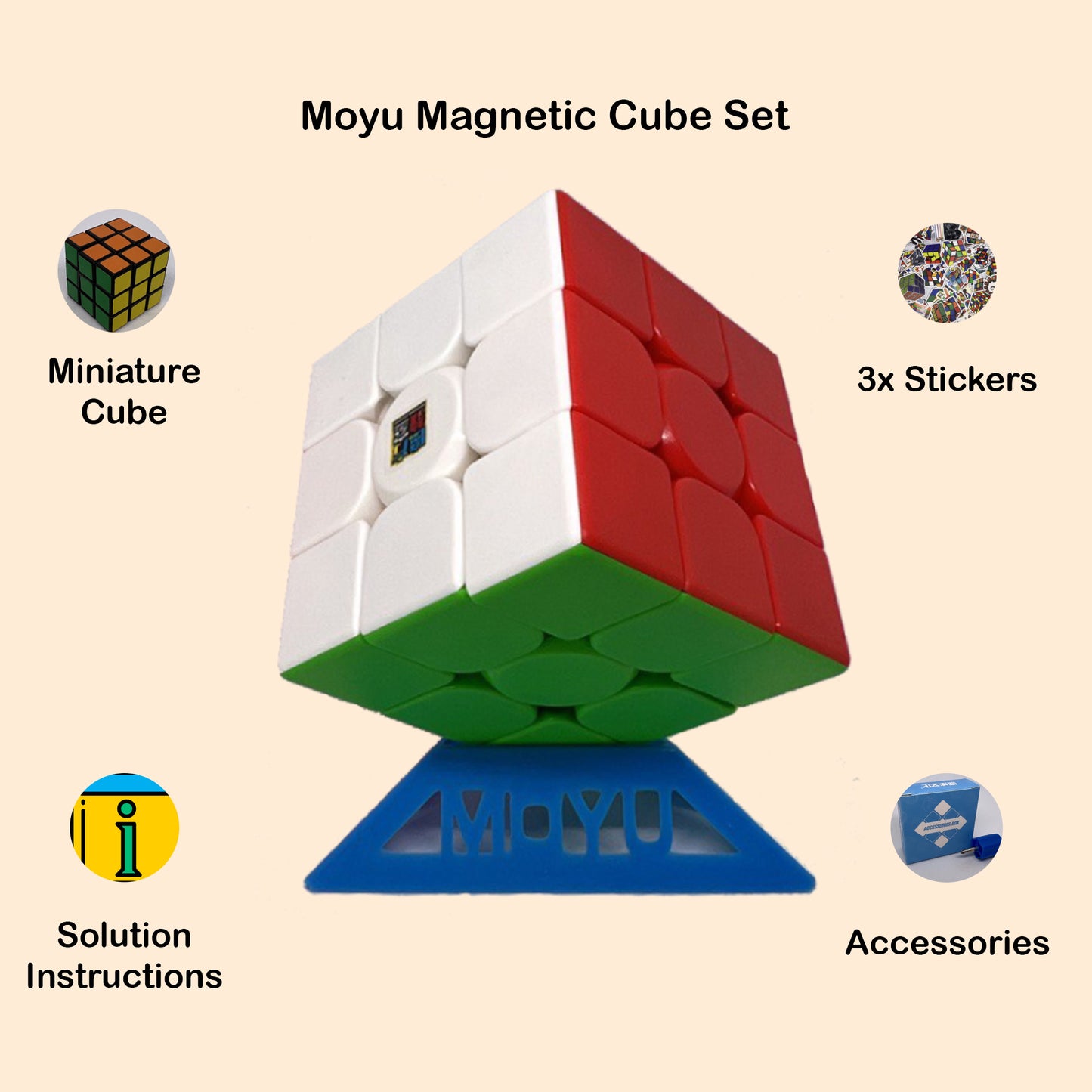 MoYu Magnetic rubik's Cube Gift Set - 3x3