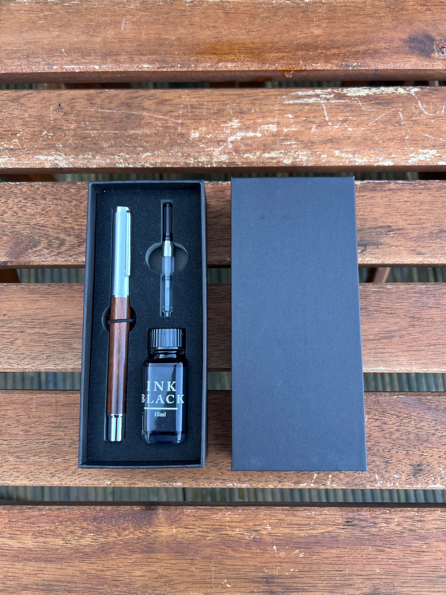 Chrismtass Gift Set Wood Fountain Pen | Unique Dad Gift for Christmas, Teachers, or Corporate Use Gift Idea Unique Gift for Him