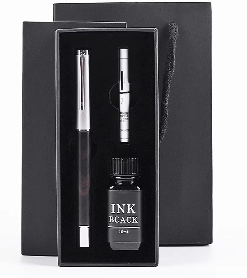 Chrismtass Gift Set Wood Fountain Pen | Unique Dad Gift for Christmas, Teachers, or Corporate Use Gift Idea Unique Gift for Him