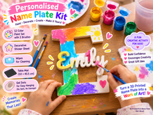 Paint Your Own Name 3D Printed Name Kit - Complete activity bundle to paint