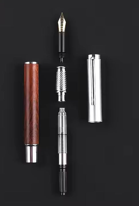 Chrismtass Gift Set Wood Fountain Pen | Unique Dad Gift for Christmas, Teachers, or Corporate Use Gift Idea Unique Gift for Him